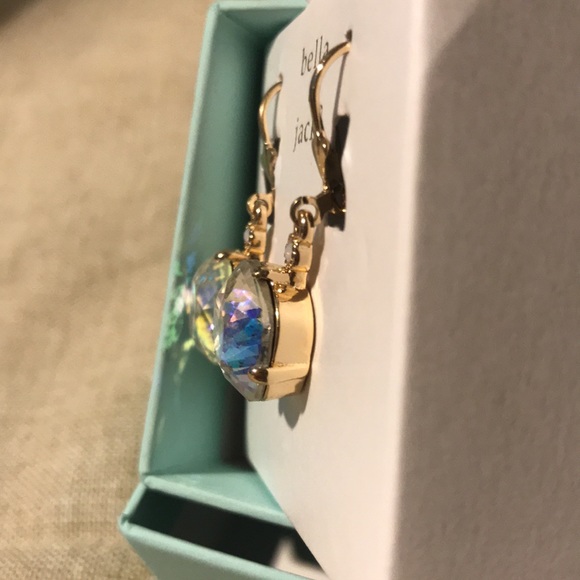 New Aura Borealis lever back dangling pierced earrings. - Picture 2 of 2